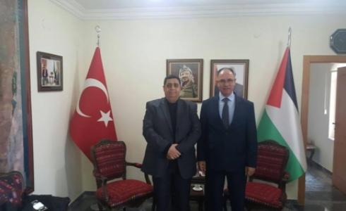 اللواء بلال النتشة خلال زيارته لتركيا