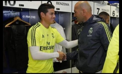 خاميس رودريغيز وزيدان