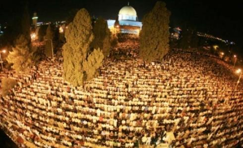 المصلون في المسجد الأقصى