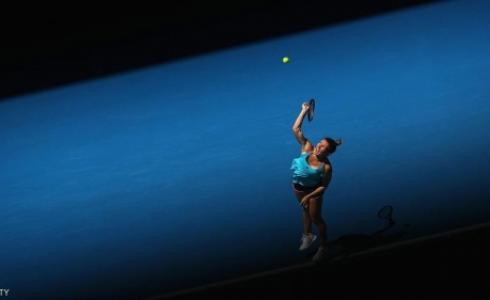 هاليب عانت من الإصابة