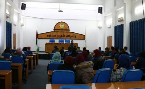 المجلس التشريعي ينظم برنامجا تدريبيا لطلبة القانون في جامعة فلسطين