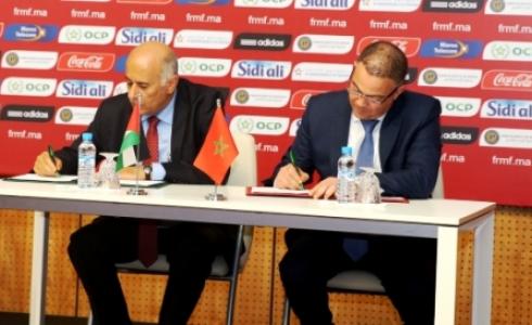 الرجوب ونظيره المغربي