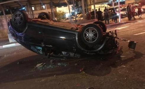 حادثة انقلاب مركبة في حيفا