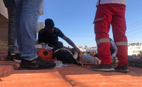 إنقاذ شاب بعد أن قفز عن شرفة منزل في بيتونيا