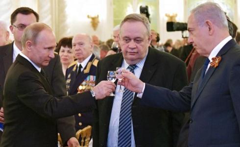 رئيس الوزراء الإسرائيلي بنيامين نتنياهو والرئيس الروسي فلاديمير بوتين