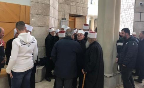 مشايخ الجولان في المحكمة بالناصرة، اليوم 