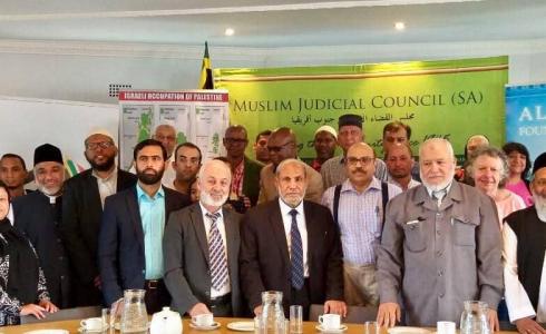 الوفد البرلماني الفلسطيني يلتقي قادة وممثلي مؤسسات المجتمع المدني في جنوب افريقيا