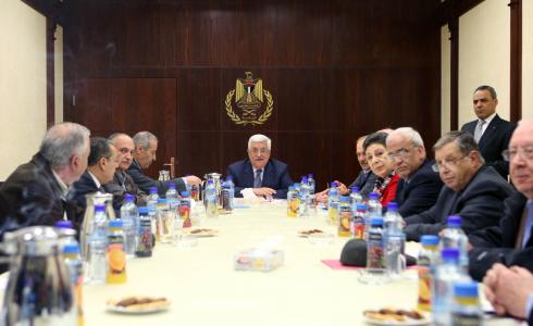 اجتماع القيادة الفلسطينية برئاسة الرئيس محمود عباس - أرشيفية
