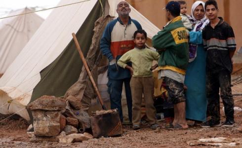 لاجئون فلسطينيون