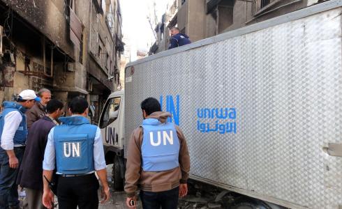 موظفو من وكالة غوث وتشغيل اللاجئين الفلسطينيين (أونروا) - توضيحية