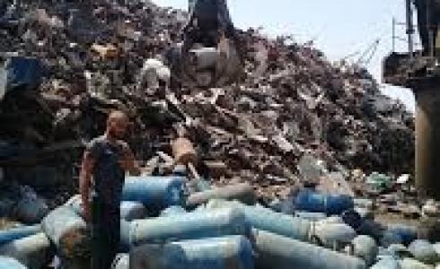 اتلاف اسطوانات غاز مخالفة