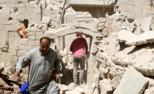 مخلفات القصف على حلب