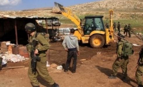 الاحتلال يدمر خط مياه في الأغوار / أرشيفية