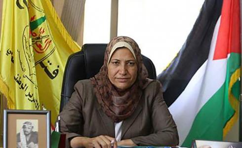 آمال حمد -رئيسة الاتحاد العام  للمرأة الفلسطينية في المحافظات الجنوبية-