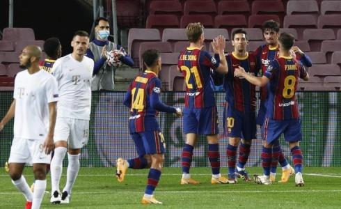 برشلونة يدك شباك فرينكفاروزي بخماسية نظيفة
