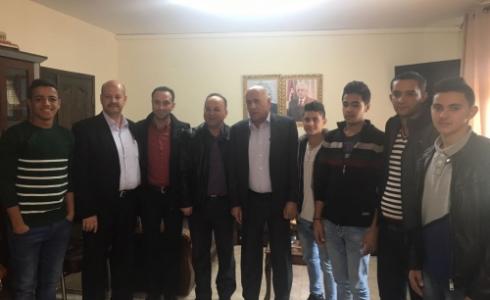 الرجوب يستقبل وفد نادي الاصدقاء للفروسية