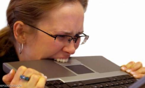 سرعة الكمبيوتر تصل بعض الأحيان حدا يبعث على التوتر