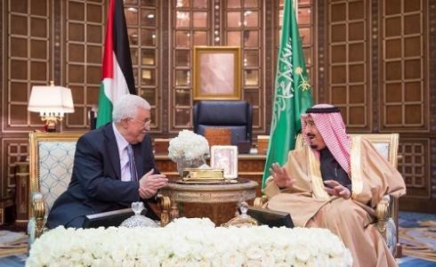 الرئيس خلال اجتماعه مع خادم الحرمين الشريفين