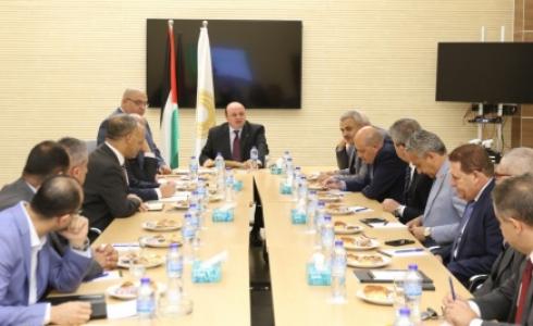 اجتماعاً تشاورياً لممثلي القطاع المصرفي في فلسطين