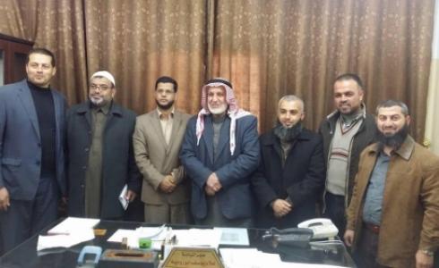النائب الأسطل يزور نيابة رفح الجزئية والمحكمة الشرعية