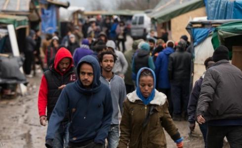 أحد مخيمات اللجوء في فرنسا