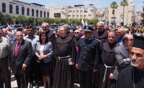 حارس الأراضي المقدسة يصل بيت لحم