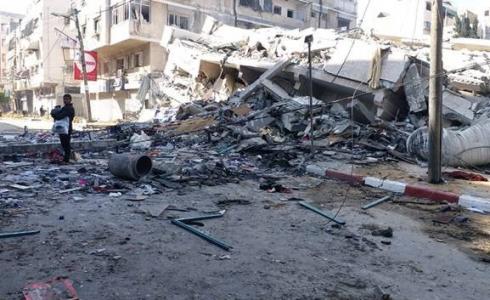 القصف الإسرائيلي على غزة