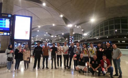 الرابحون بحملة كوكاكولا/كابي يصلون إلى روسيا لحضور نصف نهائي المونديال