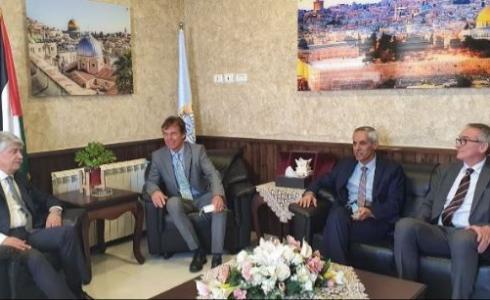 مجدلاني يبحث مع ممثل الاتحاد الأوروبي سبل العمل المشترك