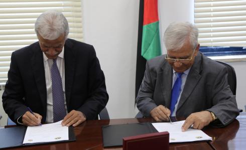 توقيع اتفاقية بين الوزارة وجامعة القدس المفتوحة 7-7-2019 (1).JPG