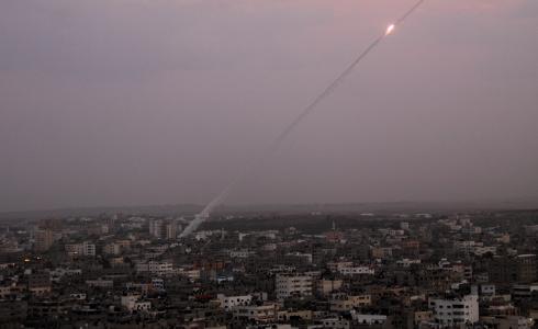 صاروخ من غزة - ارشيف