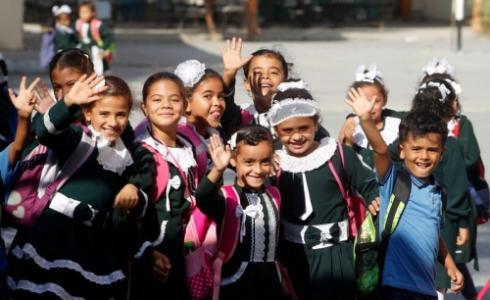 عودة الطلاب لمقاعد الدراسة في غزة