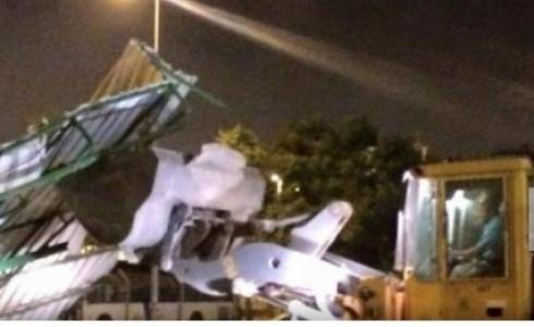 الاحتلال يهدم مُصلى قرب باب العامود