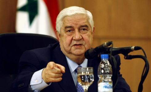 وزير الخارجية السوري وليد المعلم 