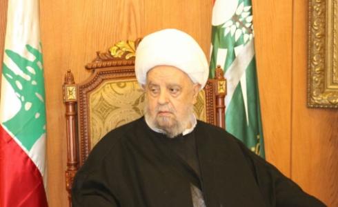 رئيس المجلس الإسلامي الشيعي الأعلى في لبنان الإمام الشيخ عبد الأمير قبلان