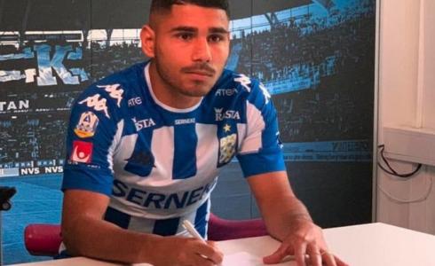 اللاعب الفلسطيني السوري حسام عايش