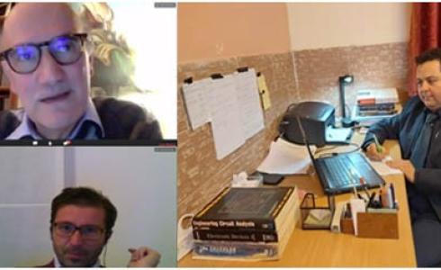 الدكتور محمد أبو عمر يشارك في ورشة عمل نظمها المجلس الدولي للأعمال الصغيرة