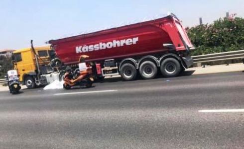 من مكان الحادث قرب الرملة