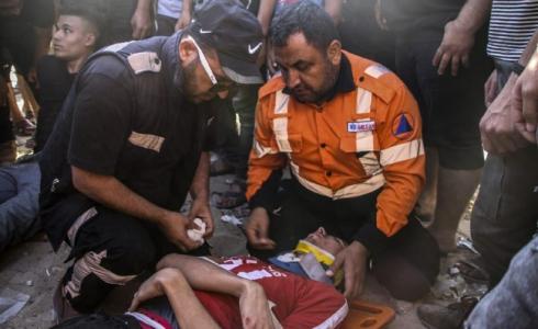 إنقاذ شابين وطفل سقطوا في بئر لتصريف المياه بغزة