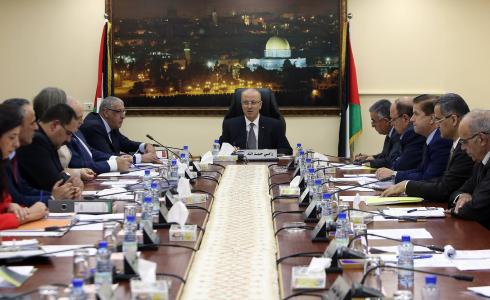 اجتماع مجلس الوزراء الفلسطيني
