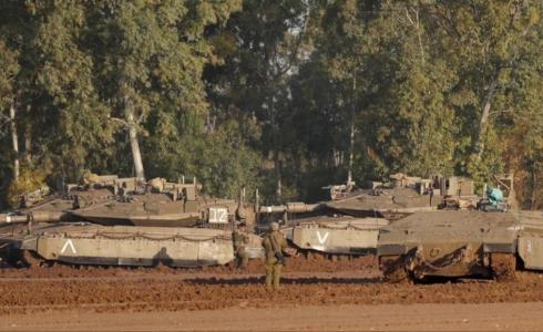 استهدف ناقلة جند بصاروخ كورنيت على حدود غزة