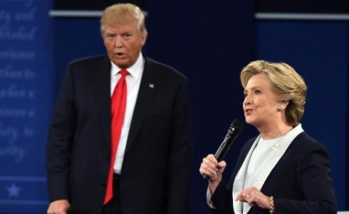 هيلاري كلينتون والجمهوري دونالد ترامب