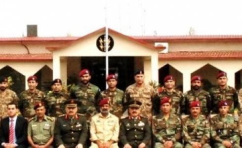 وفد عسكري فلسطيني