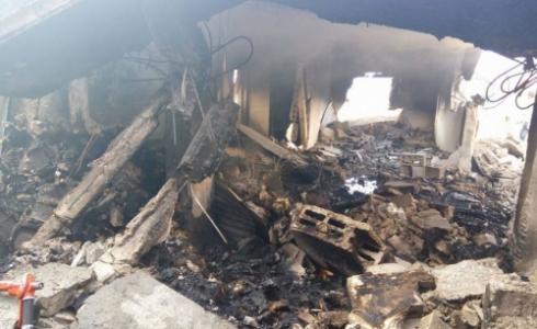 الاحتلال يحرق المنزل