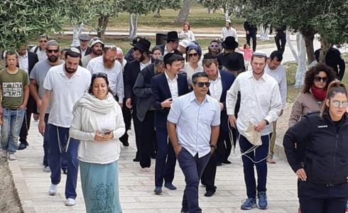 مستوطنون يقتحمون المسجد الأقصى- ارشيفية