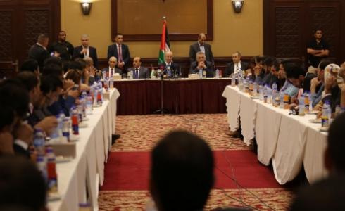 لقاء رئيس الوزراء مع الشباب بغزة