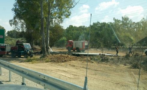 اندلاع 4 حرائق في غلاف غزة بفعل البالونات الحارقة