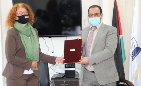 رئيس هيئة مكافحة الفساد وممثلة مؤسسة التعاون الألماني