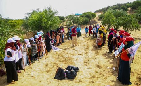 تنفيذ رحلات سفاري وتعايش مع الطبيعة لأطفال غزة