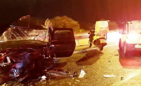 7اصابات بحادث طرق مروع قرب مدينة الخضيرة